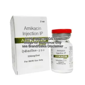 911 Global Meds to buy Generic Amikacin 250 mg / 2 mL Vials online