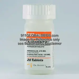 911 Global Meds to buy Generic Amoxicillin + Clavulanic acid 875 mg + 125 mg Tablet online