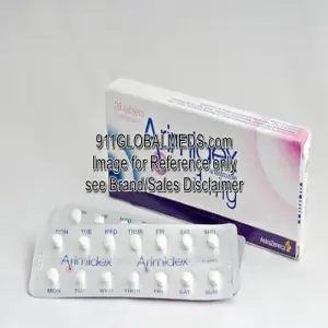 911 Global Meds to buy Brand Arimidex 1 mg Tablet of AstraZeneca online