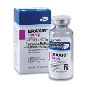 911 Global Meds to buy Brand Eraxis 100 mg Vials of Pfizer online
