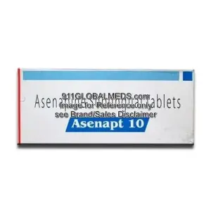 911 Global Meds to buy Generic Asenapine Maleate 10 mg Sublingual Tablet online