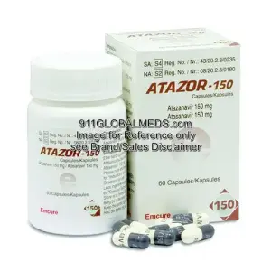 911 Global Meds to buy Generic Atazanavir 150 mg Capsules online