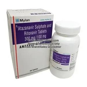 911 Global Meds to buy Generic Atazanavir + Ritonavir 300 mg + 100 mg Tablet online