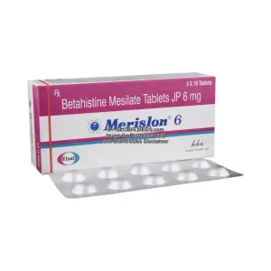 911 Global Meds to buy Brand Merislon 6 mg Tablet of Eisai online