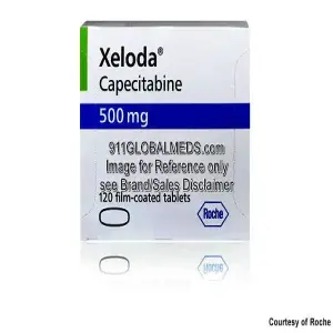 911 Global Meds to buy Brand Xeloda  500 mg Tablet of Roche online