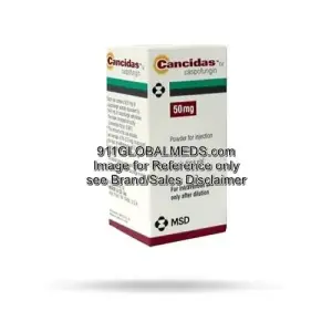 911 Global Meds to buy Brand Cancidas  50 mg / 10 mL Vials of MSD online