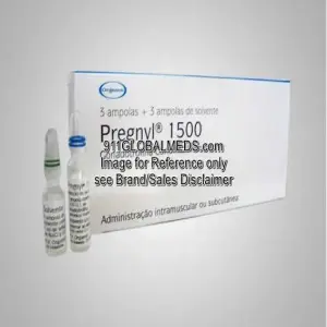 911 Global Meds to buy Brand Pregnyl 1500 IU Vials of Organon online