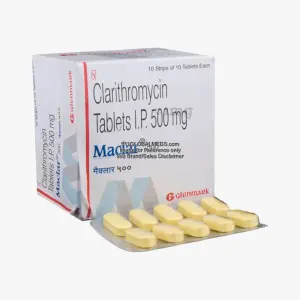 911 Global Meds to buy Generic Clarithromycin 500 mg Tablet online