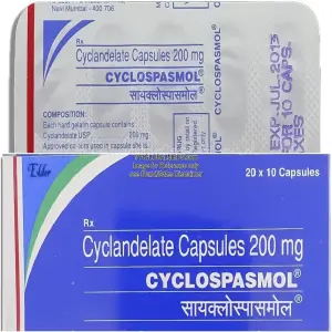 911 Global Meds to buy Brand Cyclospasmol 200 mg Capsules of Torrent online