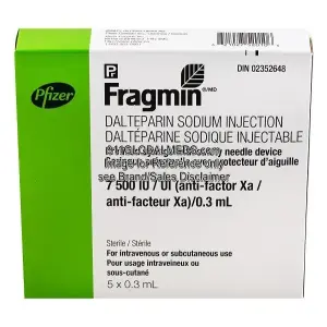 911 Global Meds to buy Brand Fragmin 7500 IU / 0.3 mL PFS of Pfizer online