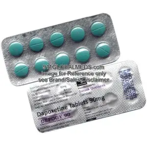 911 Global Meds to buy Generic Dapoxetine 90 mg Tablet online
