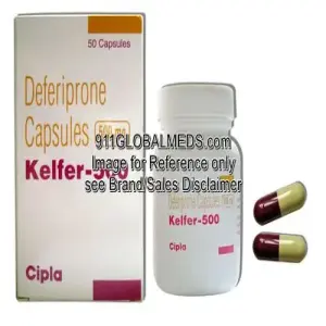 911 Global Meds to buy Generic Deferiprone 500 mg Capsules online