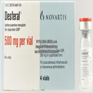 911 Global Meds to buy Brand DESFERAL 500 mg Vials of Novartis online