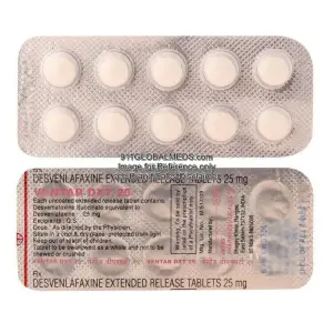 911 Global Meds to buy Generic Desvenlafaxine succinate ER 25 mg Tablet online
