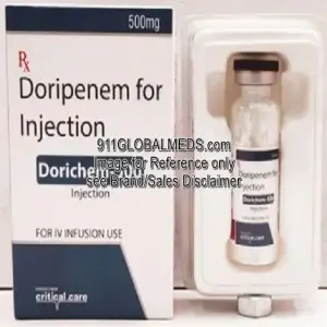 911 Global Meds to buy Generic Doripenem 500 mg Vials online