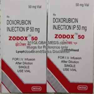 911 Global Meds to buy Generic Doxorubicin 50 mg Vials online